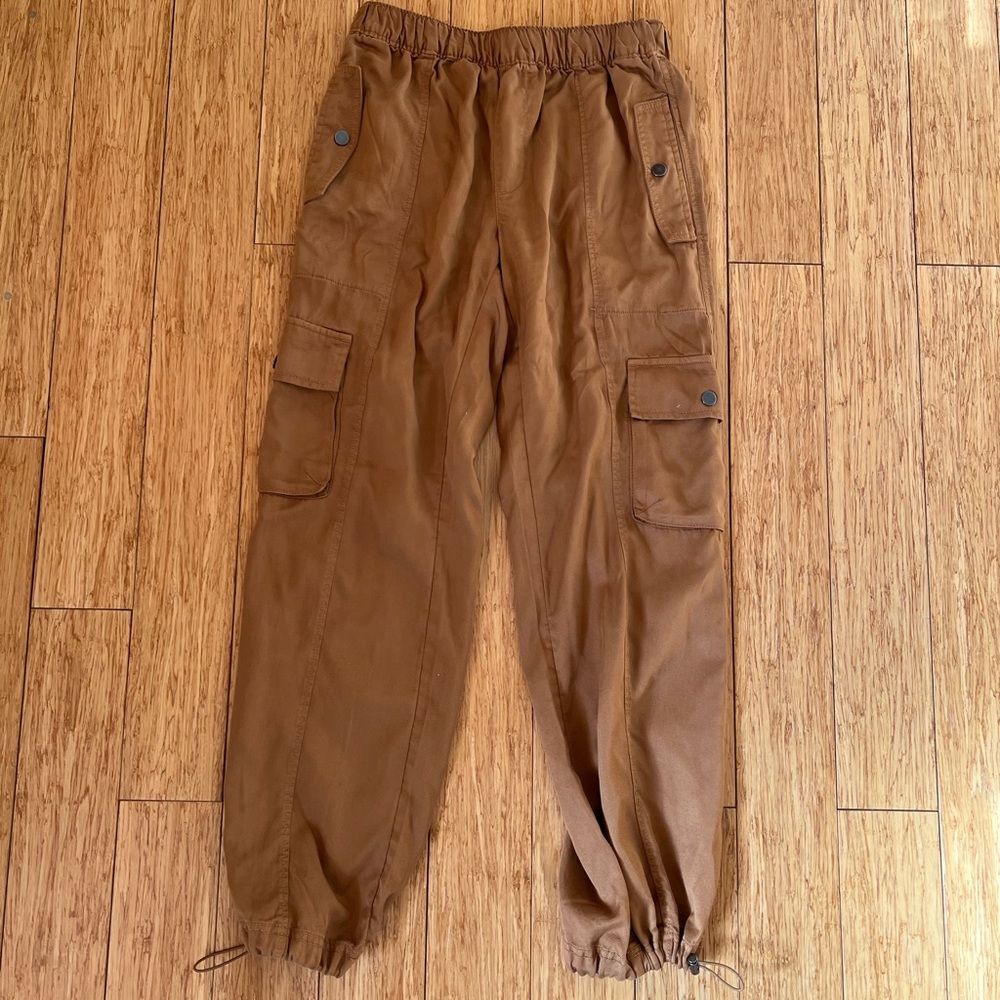 NEW C&C California cargo pants brown size xs